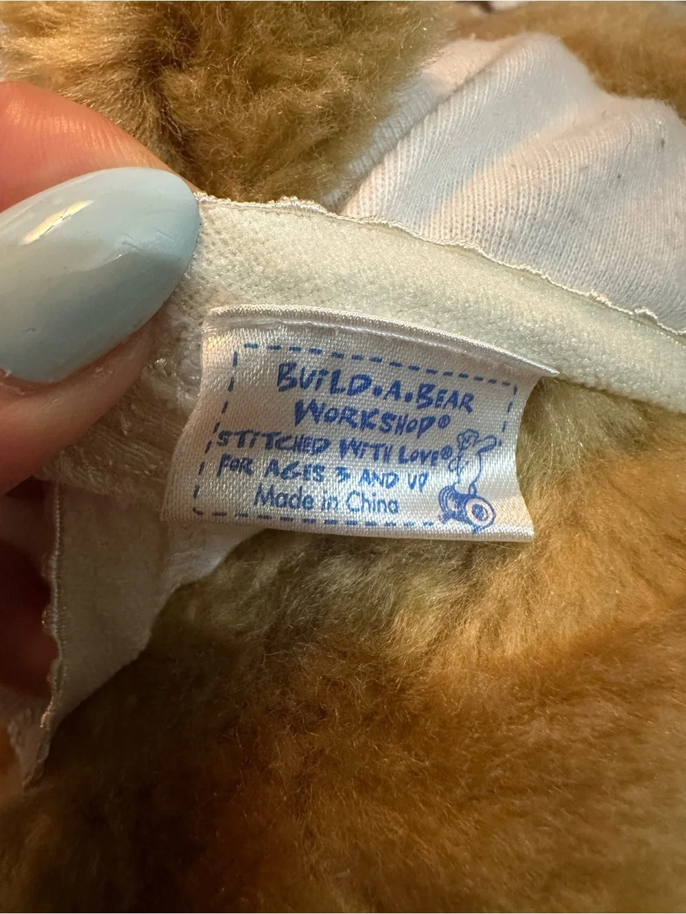 Vintage Build-A-Bear Butterscotch Plush Teddy Bear